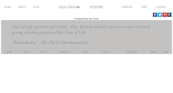 Desktop Screenshot of evolutionposters.com